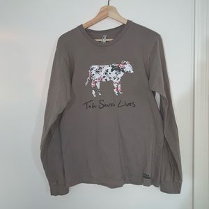 Tofu Saves Lives Longsleeve